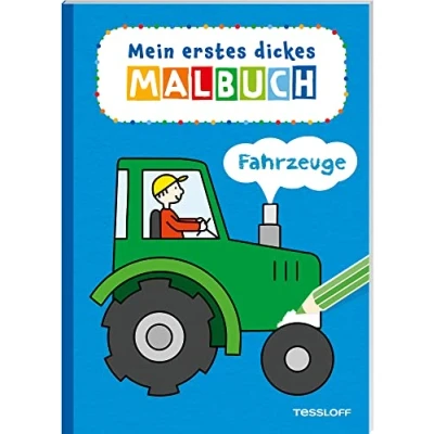 Abbildung von Mein erstes dickes Malbuch. Fahrzeuge: Erster Malspaß ab 3 Jahren (Malbücher und blöcke)