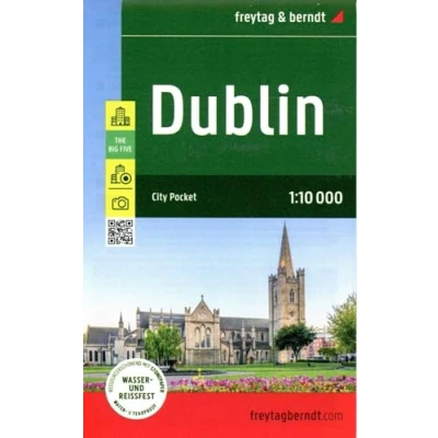 Abbildung von Dublin, Stadtplan 1:10.000, freytag &amp; berndt: City Pocket, Innenstadtplan, wasserfest und reißfest (freytag berndt Stadtpläne)