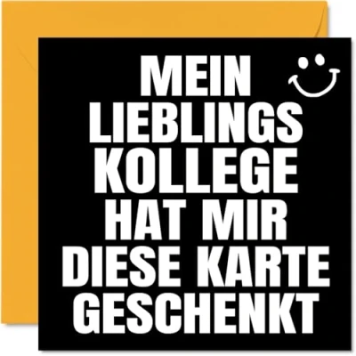 Abbildung von Stuff4 Lustige Geburtstagskarten für Kollege Kollegin Männer Meine Lieblings Glückwunschkarte zum Geburtstag vom Freund 145 mm x Witzige Humor Bday Grußkarten