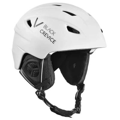 Abbildung von Black Crevice Erwachsene Skihelm Streif, matt weiß/schwarz, XS…
