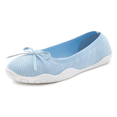 Abbildung von Lascana Klassischer Ballerina, Damen, Größe: 36, Hellblau Schuhe