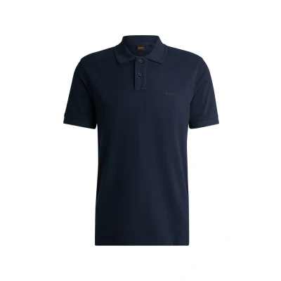 Abbildung von BOSS Prime Poloshirt, Herren, Größe: Small, Dark blue