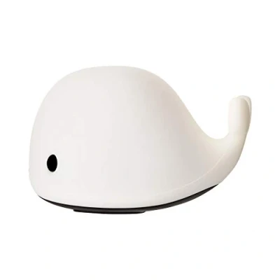 Abbildung von Pauleen 48032 Night Whale Nachtlicht für Kinder mit Akku LED Kinderzimmerlampe Farbwechsel aus BPA freiem Silikon