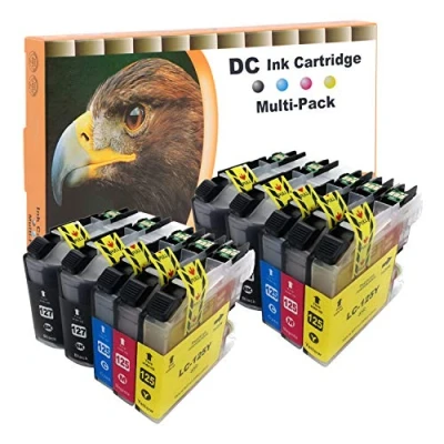 Abbildung von D&amp;C 10er Set Druckerpatronen Kompatibel für Brother LC 127BK 125C 125M 125Y XL DCP J4110DW MFC J4410DW J4510DW J4610DW J4710DW J6520DW J6720DW J6920DW