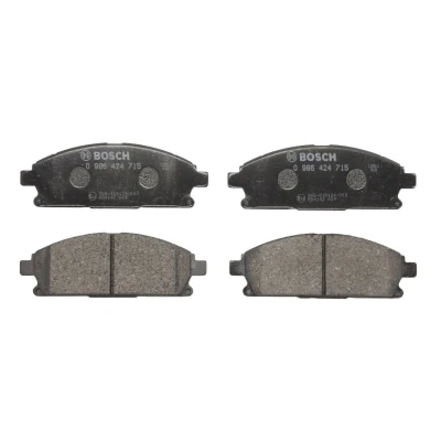 Abbildung von BOSCH 0 986 424 715 Bremsbelagsatz Low Metallic mit akustischer Verschleißwarnung Montageanleitung NISSAN: X Trail