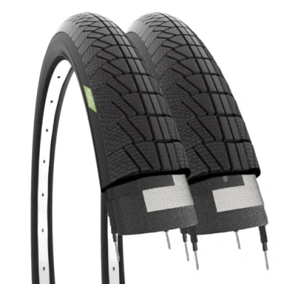 Abbildung von Ecovelò Unisex Erwachsene Reifen 16 x 1,75 (47 305) für Kinderfahrrad Straßenreifen 2, Schwarz, Einheitsgröße