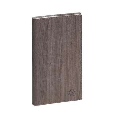 Abbildung von Exacompta 1603048E Taschenkalender Eurotime 16 Woody 9 x cm Januar bis Dezember 2025 Taupe