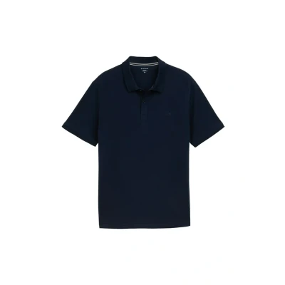 Abbildung von TOM Tailor PLUS MIT LOGO Stickerei Poloshirt, Herren, Größe: 5XL, Sky captain blue