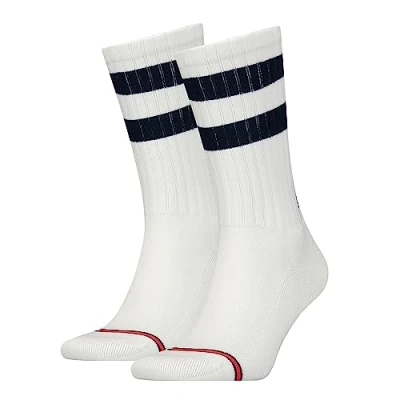 Abbildung von Tommy Jeans Unisex Sport Stripe Crew Socken 2er Pack