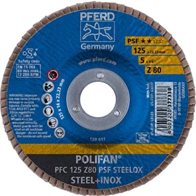 Abbildung von Pferd Flap Disc with 125 mm Diameter Grain / Range