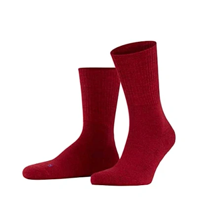 Abbildung von FALKE Unisex Socken Walkie Light U SO Wolle einfarbig 1 Paar, Rot (Scarlet 8280), 39 41