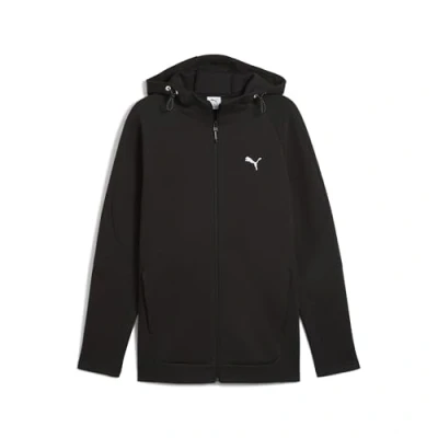 Abbildung von Puma Evostripe Fullzip Hoodie Sweatjacke, Herren, Größe: Medium, Black