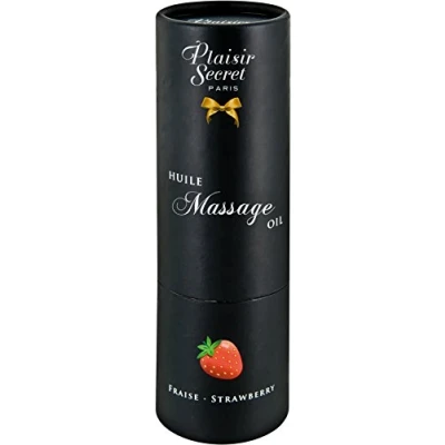 Abbildung von Plaisirs Secrets Fremdlabel Massage Oil Strawberry, 59 ml