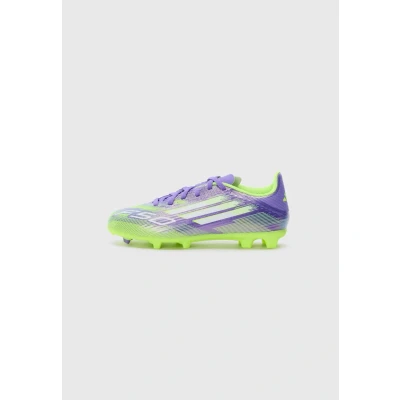 Abbildung von adidas Performance F50 League Fußballschuh Nocken für Kinder, Größe: 35.5, Purple rush/white/lucid lemon Schuhe