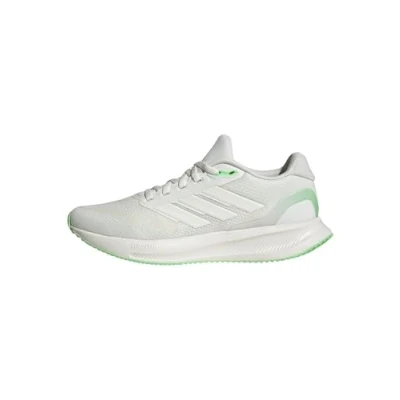 Abbildung von adidas Damen Runfalcon 5 Running Shoes, Off White/Off White/Lime Burst, 38 2/3 EU