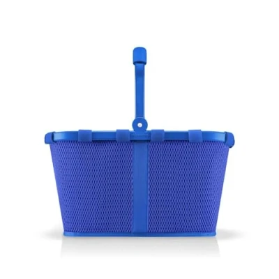 Abbildung von reisenthel carrybag frame mesh royal blue Stabiler Einkaufskorb mit viel Stauraum und praktischer Innentasche Elegantes wasserabweisendes Design