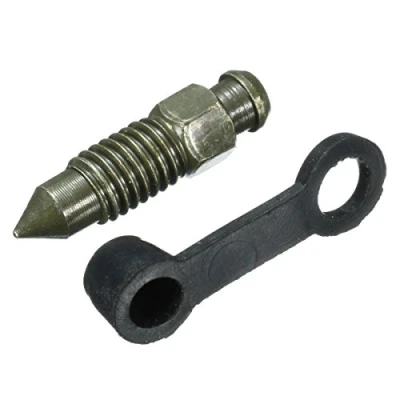 Abbildung von Alamor M8 X 1,25 Mm Bremssattel Entlüftungsschraube Nippel Staubkappe Für Motorrad Fahrrad