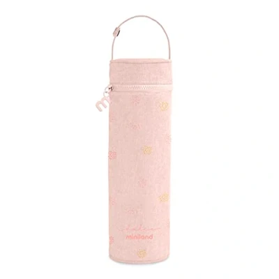 Abbildung von Miniland Thermibag Candy 500 ml Kühltasche mit Tragegriff zum einfachen Aufhängen und Transportieren, ideal für Flaschen oder Thermoskannen, Kollektion Dolce