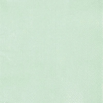 Abbildung von 20 kleine Cocktail Servietten Pearl Effect mint Tischdeko Decoupage Serviettentechnik 25x25cm