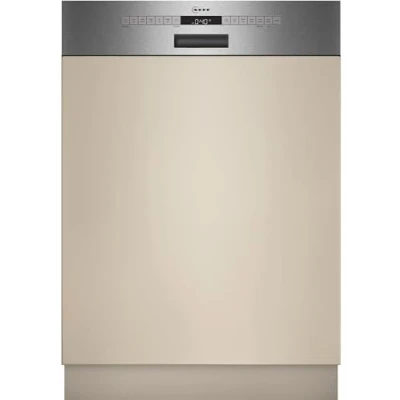 Abbildung von Neff S145HTS01E, N 50, Smarter Geschirrspüler Teilintegriert, 60 cm, Besteckkorb, besonders leise Spülmaschine, AquaSensor zur Schmutzerkennung, Chef 70º C für hartnäckige Verschmutzungen, Aqua Stop