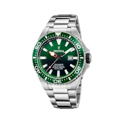 Abbildung von Festina Herren Analog Quarz Uhr mit Edelstahl Armband F20663/2