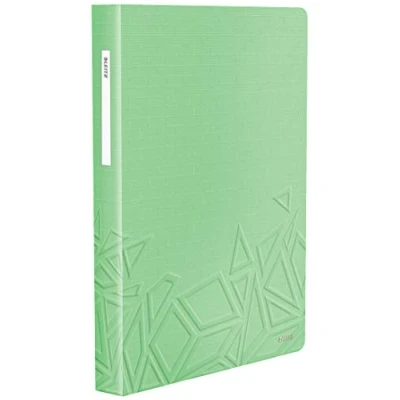 Abbildung von Leitz Urban Chic Sichtbuch in A4 Format, 80 Klarsichthüllen für 160 Blatt, Grün, 46520050