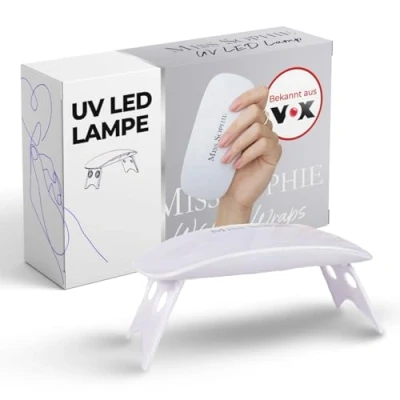 Abbildung von Original Miss Sophie UV LED Lampe I Nagellampe für Gel Nagelfolien Nägel Tragbarer Nageltrockner mit USB Kabel 60s/120s Timer Ideal Zuhause, Nagelstudio &amp; Reisen