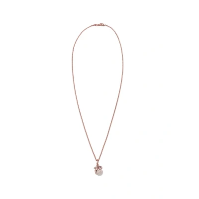 Abbildung von Elli Talisman Engel Kristalle Halskette, Damen, Größe: 45, Rosa