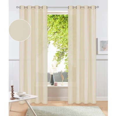 Abbildung von OTTO home Vorhang "Parry" Ösen 2 Stk. tlg. 2-er Set, blickdicht, monochrom, basic