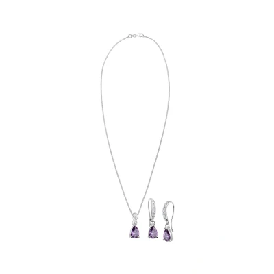 Abbildung von Elli Elegant Ohrringe, Damen, Größe: 45, Violett