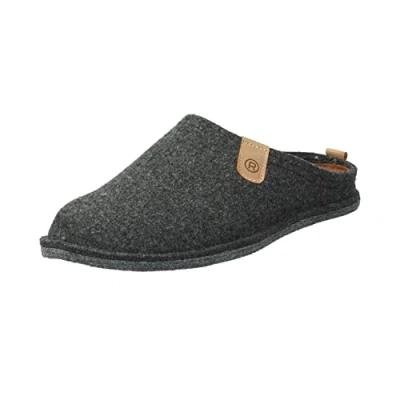 Abbildung von Rohde Herren, Männer, Pantoletten, Hausschuhe,Wechselfußbett,Hausschuhe,Schlupfschuhe,schluepfschuhe,Slipper,Slides,ANTHRAZIT,40 EU / 6.5 UK