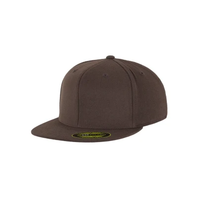 Abbildung von Flexfit Premium Fitted Cap, Größe: S/M, Brown