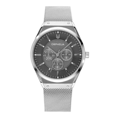 Abbildung von Orphelia Saffiano Uhr silvercoloured, Herren, Größe: One Size, Silver coloured
