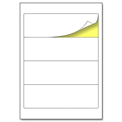 Abbildung von 192 x 61 mm, 25 Blatt, Ordnerrücken Selbstklebend Etiketten Aufkleber Bedruckbar A4