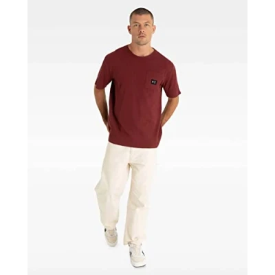 Abbildung von Hurley Herren Waffle Tee Tshirt, Russet, M