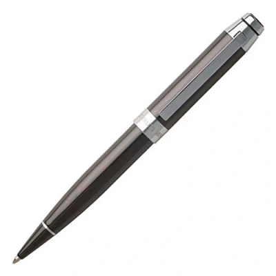 Abbildung von Cerruti 1881 Kugelschreiber Heritage in der Farbe Dunkelchrome mit blauer Mine, NST0994, Grau