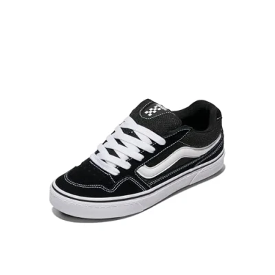 Abbildung von Vans Caldrone Herren Sneaker, Suede Mesh Black White, 48 EU