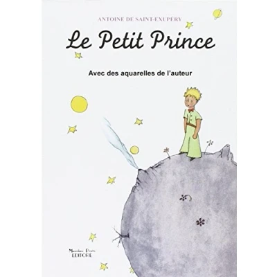 Abbildung von Le Petit Prince avec des aquarelles de l&#039;auteur