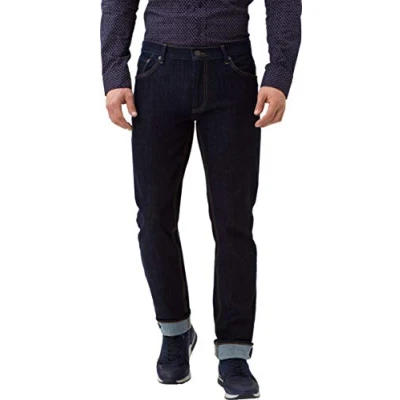 Abbildung von BRAX Style Chuck SLIM FIT Jeans Straight Leg, Herren, Größe: 38x36, Dark blue