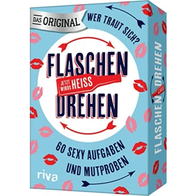 Abbildung von Flaschendrehen Jetzt wird&#039;s heiß: 60 sexy Aufgaben und Mutproben. Das Original. Der Spieleklassiker ab 18 Jahren tolles Geschenk zum Geburtstag, Valentinstag, Weihnachten