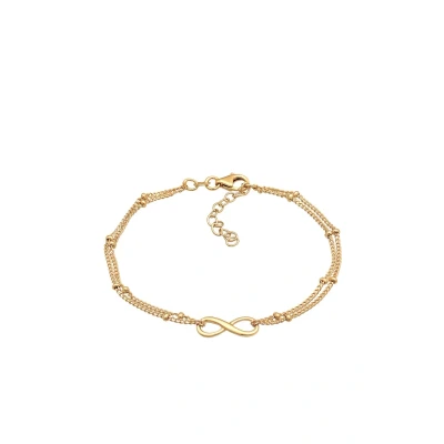Abbildung von Elli Infinity Symbol Armband goldcoloured, Damen, Größe: 16, Gold coloured