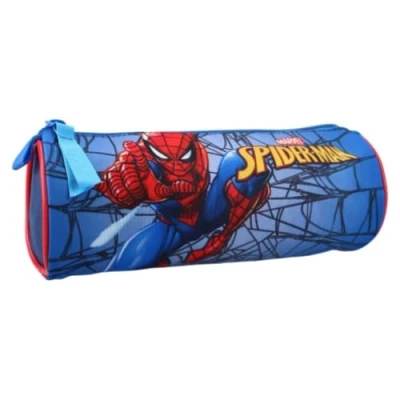 Abbildung von mybagstory Federmäppchen Spider Man Kinder Schule Grundschule Kindergarten Krippe für Jungen, Größe 21 cm, blau, S, Klassisch