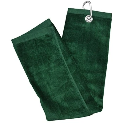 Abbildung von Longridge Luxury 3 Falten Golf Handtuch Grün,