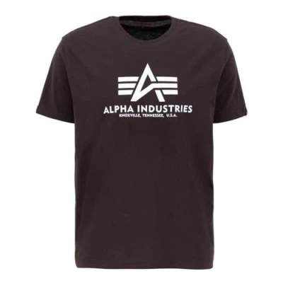 Abbildung von Alpha Industries Tshirt print, Herren, Größe: Small, Hunter brown
