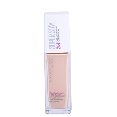 Abbildung von Maybelline New York Make Up, Super Stay 24h Flüssige, langanhaltende Foundation, Nr. 03 True Ivory, 30 ml