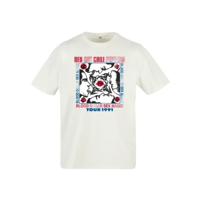 Abbildung von Upscale by Mister Tee RED HOT Chilli Peppers Oversize Tshirt print, Herren, Größe: Small, White