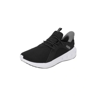 Abbildung von PUMA Unisex Softride Carson Sliptech Road Running Shoe, Black White, 44.5 EU