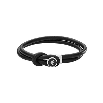 Abbildung von Emporio Armani Armband, Herren, Größe: One Size, Silberfaben