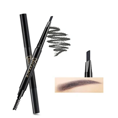 Abbildung von NICEFACE Augenbrauenstift Grau Double Ended Precision Waterproof Brow (Grau/Gray # 5)