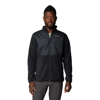 Abbildung von Columbia Basin BUTTE FULL ZIP Fleecejacke, Herren, Größe: Small, Black